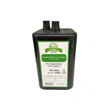 Zink-Kohle-Batterie 6V-Block 4R25, 7,0 Ah           